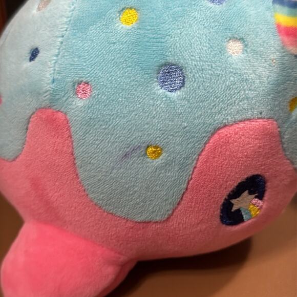 Aurora Tasty Peach Studios Pastel Lollipop 8” Narwhal Whale 2 pc Plushies 2021 - Picture 7 of 13